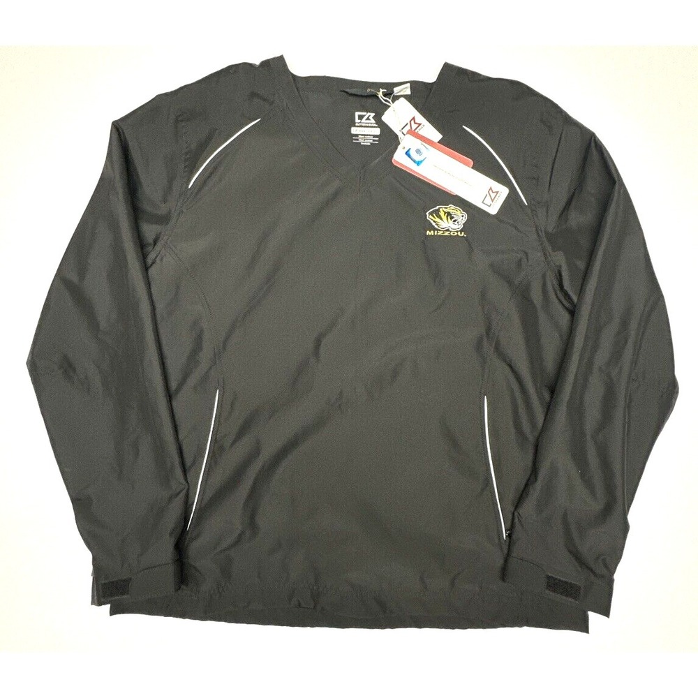Cutter & Buck CB WeatherTec Mens M Water Wind Resistant Pullover Missouri Tigers